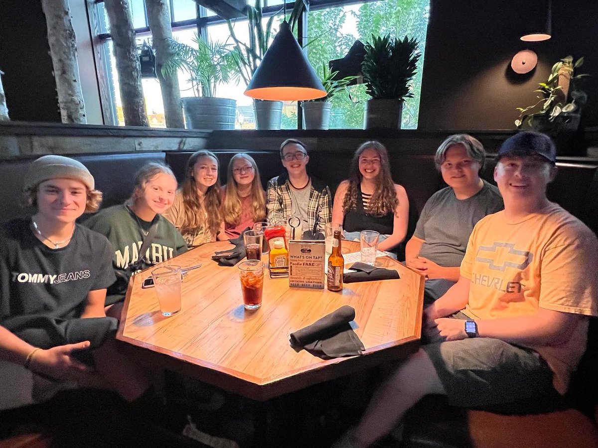 SFWdebate's tweet photo. Today we had a proper Warrior senior sendoff! We wish Sam and Ryan so much luck and success! (Not present are Julia and Meshachlen, as they’re already enjoying the college life- we miss them already)! https://t.co/pAqCZkmcQK