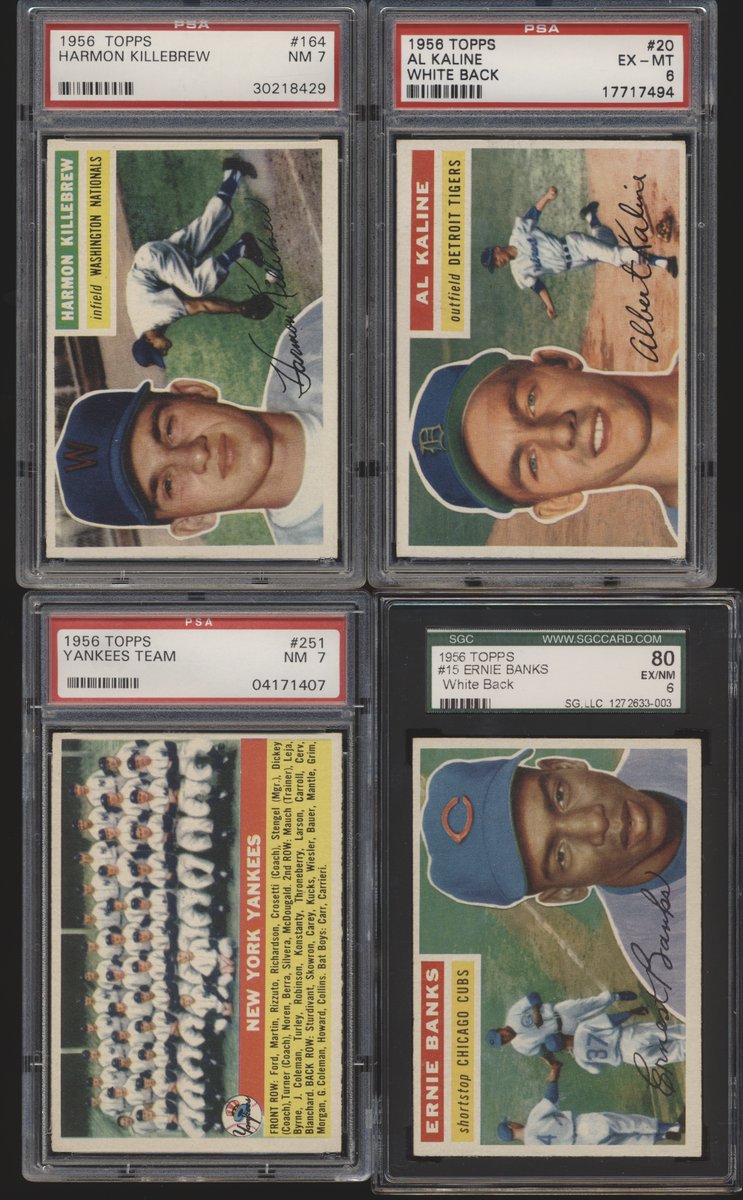BurlsSports's tweet image. I'm giving away 1 spot in the '56 Topps set break! $80 value. To enter for a chance to win, 1) follow, 2) retweet, and 3) reply, letting me know which HORITZONTAL card is your favorite of all time. #collect #thehobby #vintagecards burlssports.com/products/1956t…