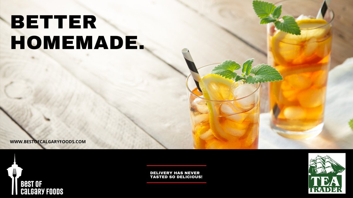 Beat the heat by brewing a batch of iced tea using <a href="/Tea_Trader/">Tea Trader</a>'s premium blends. Earl Grey works great as a classic base bringing citrusy and floral flavours! 

Available for delivery through Best of Calgary Foods.

Shop at bestofcalgaryfoods.com