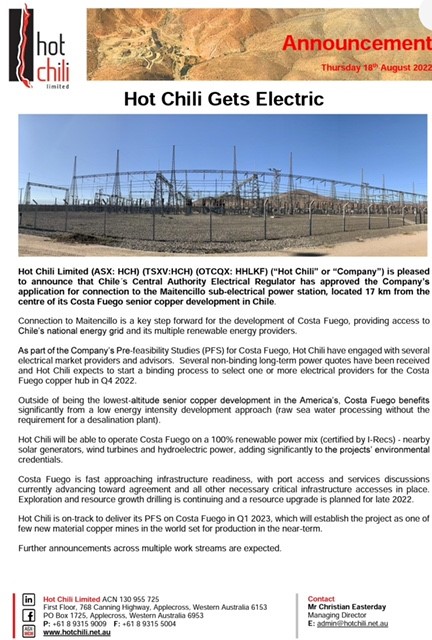 Hot Chili Ltd tweet media