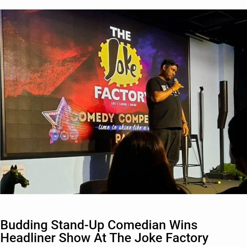 etboost_'s tweet photo. Congratulations Asuraajan Sharleh on winning The Joke Factory's comedy competition! 

Read more: https://t.co/r5p1bsKMHm

#news #congratulations #champion #standup #comedy #competition #win #headliner #show #etboost #ascendance #onemillionteens #pmdk https://t.co/fjGwF86oy8