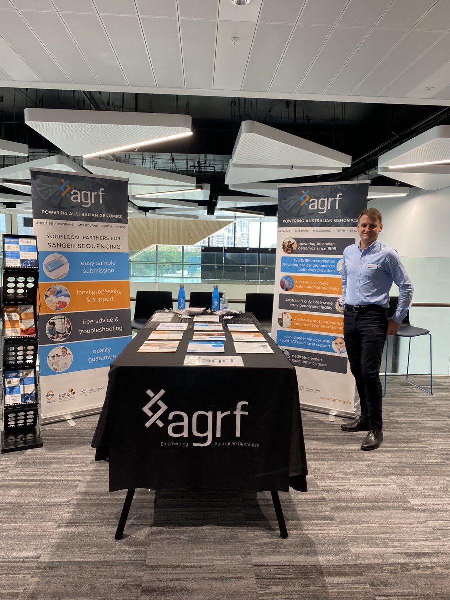 AGRF_genomics's tweet photo. We're excited to be major sponsors of the Westmead Research and Innovation Conference and equally excited to learn about "Braincubators" at this afternoon's clinical innovation session! 

#gemonics, #AGRF, #Westmead, #braincubators https://t.co/HBKUAULPaR
