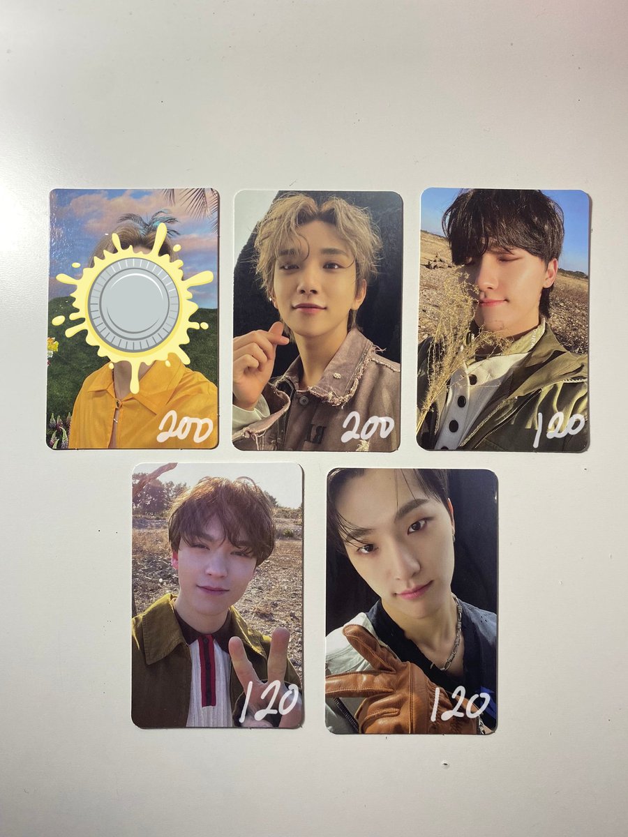 cheollievery's tweet photo. wts lfb

baka may gusto makihati !!

💙 120 each
💛 180 each
❤️ 220 each
💚 240 each
💜 250 each
vernon appmus - 300
albums - 100 each

- will prio taking more maknae line and albums.
- need to take at least 2. if taking jonas, need to take 1 from each pic. https://t.co/kYLPIPKYky