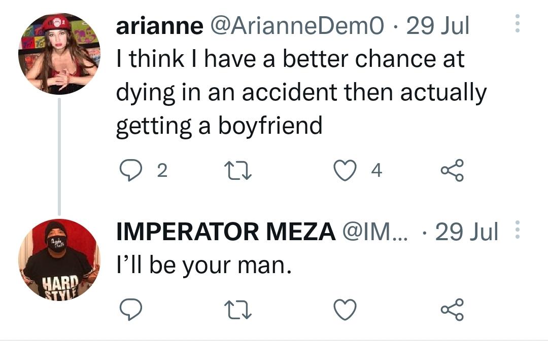 generaljay421's tweet photo. @IMPERATORMEZA @3471Thegambler @lushcatlyn Okay, bro. 🤣🤣 https://t.co/vTntjEIGmQ