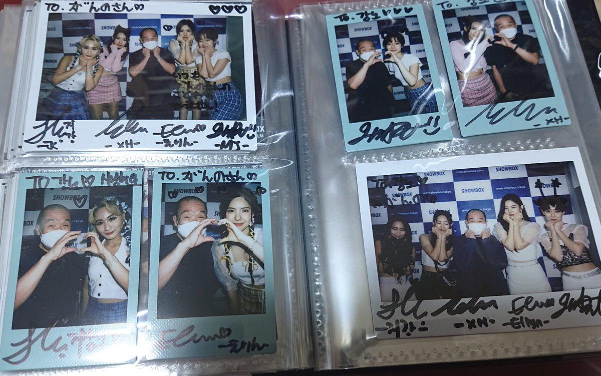 BhQv341xkYKSTpM's tweet photo. 皆さまこんにちは🎵今日も推し事に励みます‼️💕🙌🎶 Girlkindのチェキを収めたアルバムをメンバーに見せたら、JKが「大切にしてください、それはとっても良い思い出になります」と言った、、そしてそれは本当にとても良い悲しい思い出になった、、😭😭😭 #Girlkind #xeheun #JK #MJ #ellyn https://t.co/N9mnvLcQer
