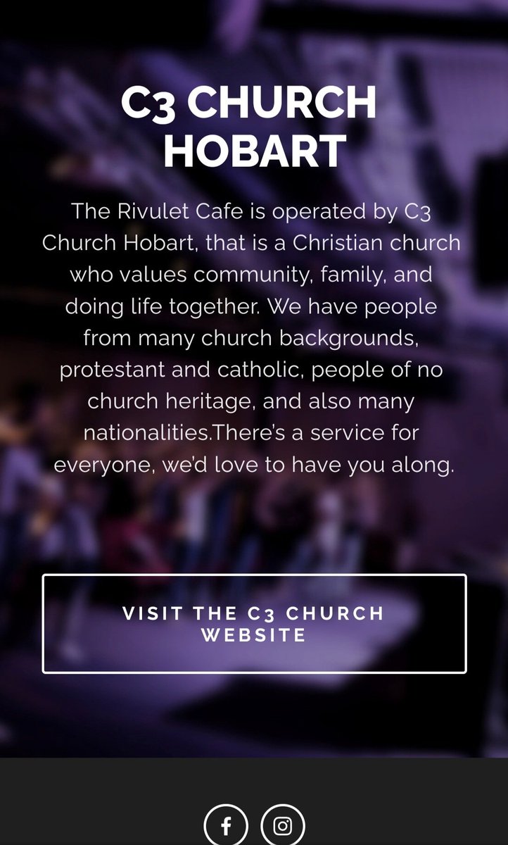 kiz609's tweet photo. @jonkudelka The Rivulet Cafe is a front for this evangelical church, so....?? https://t.co/7vfgNn5nsF
