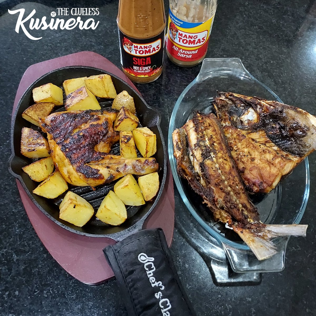 ElsbethLSE's tweet image. Hiwalay na ulam. Hiwalay na sawsawan. Sino sa palagay nyo ang siga sa aming dalawa ni husband? 😁
#HomeCooking ni #CluelessKusinera #CookingForTwo #MangTomas #MangTomasSiga