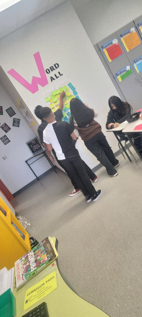 MWJones13's tweet photo. "We've Only Just Begun!" Scholars jot their areas of concern in reading & writing in efforts of optimizing their potential. Welcome to 8th grade! #GMS #GCode #Ravenville #PruittProud #PresleysPrinciples @GarciaMS_AISD @lmamerson @pdevans01 @delma1025 @taliapres https://t.co/vcRFthc3oG