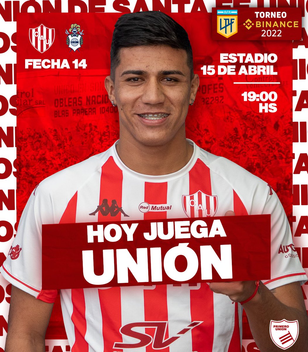 PrimeroUnion_'s tweet photo. ¡HOY JUEGA UNIÓN, UNIÓN, UNIÓN DE SANTA FE! 👊🇦🇹 https://t.co/sO4wGlRMMc