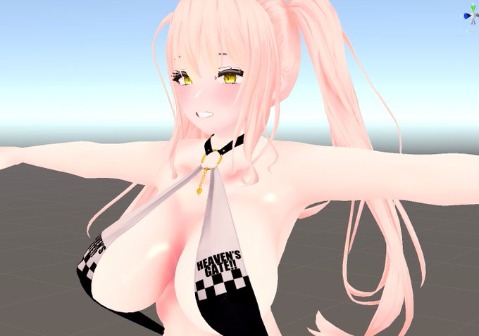 水着導入中....! 