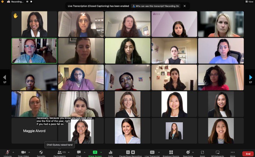 Immensely grateful to Dr.’s Neves @saraeneves (@BIDMCAnesthesia) Smith (@EmoryAnesthesia) and Farmer (@UTMBAnesthesia) for providing mentorship & guidance to nearly 200 female medical students applying to anesthesia! & to my co-chair, @SwathiRayasam for helping me host/organize