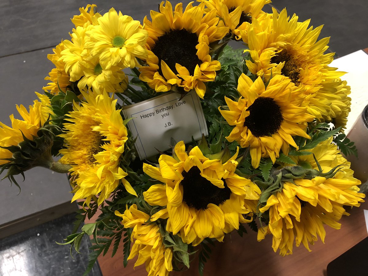 I got to celebrate my birthday in my classroom with my kids for our first day of school in <a href="/AldineISD/">Aldine ISD</a> and my Logan starting his sophomore year! 
So excited to enjoy every step of this year and all it brings! 💛🎭🦅
#AldineConnected #IKEonic #Theatre