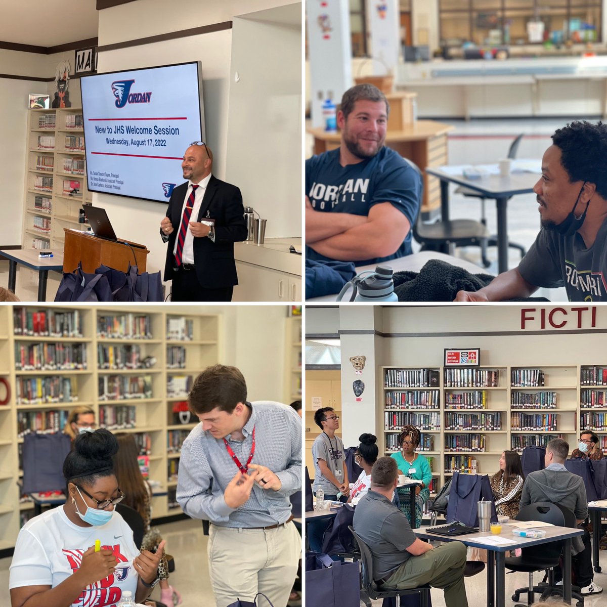Thank you to <a href="/DrJoseCardoza/">Dr. Jose Cardoza</a> for facilitating our New to Jordan Faculty Orientation! <a href="/JHSFalcons/">Jordan High School</a> #supportfellowFalcons #optimizeopportunities