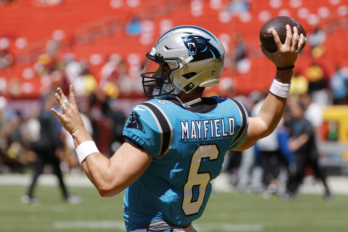 nfltrade_rumors's tweet photo. Panthers Expected To Name Baker Mayfield Week 1 Starter https://t.co/50WPIT5Dss https://t.co/B5YfUpNS4O