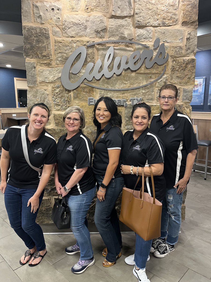 After a successful meet the teachers at Leaman. French Fries and Ice Cream.  Thank you Culver’s.