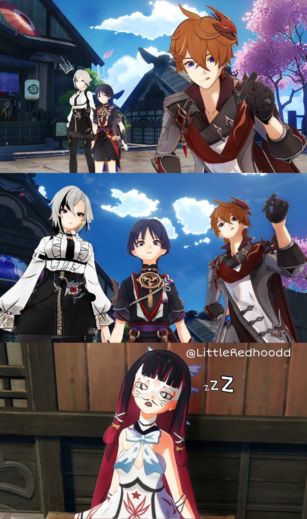 Little Red Hoodd. on X: “Goodnight Columbina #Genshinlmpact 