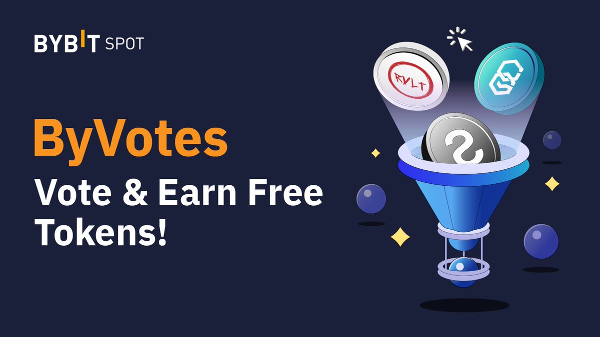Bybit_Official's tweet photo. 🔥 The 5th round of #ByVotes now begins!

🗳️ Vote for your favorite listings and earn native tokens for the winning project！

🟢 $SOLO @realSologenic
🟢 $RVLT @wearecultdao
🟢 $CGG @Chain_Guardians 

👉 Vote now: https://t.co/lFXpxu1Uzj https://t.co/vDEF8RcV6y