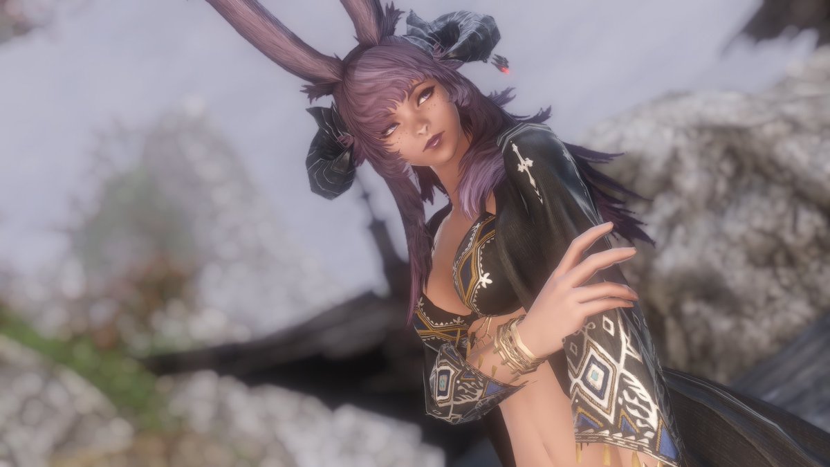 Tikana19's tweet photo. Enjoying this year's Moonfire Faire. The outfit has become one of my new favorites.  
#ffxiv #ffxivsnaps #GPOSERS #balmungserver #ffxivviera #ravaviera #GShade #adventure #MMORPG #FINALFANTASY14 #FinalFantasyXI https://t.co/gU8OncxY5B