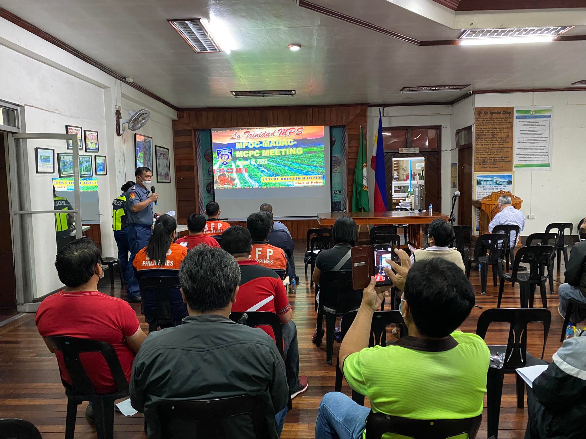 PNPBenguetLaTrinidad on Twitter "*PLTCOL RODELIO D OLSIM, COP LTMPS presented the updates on
