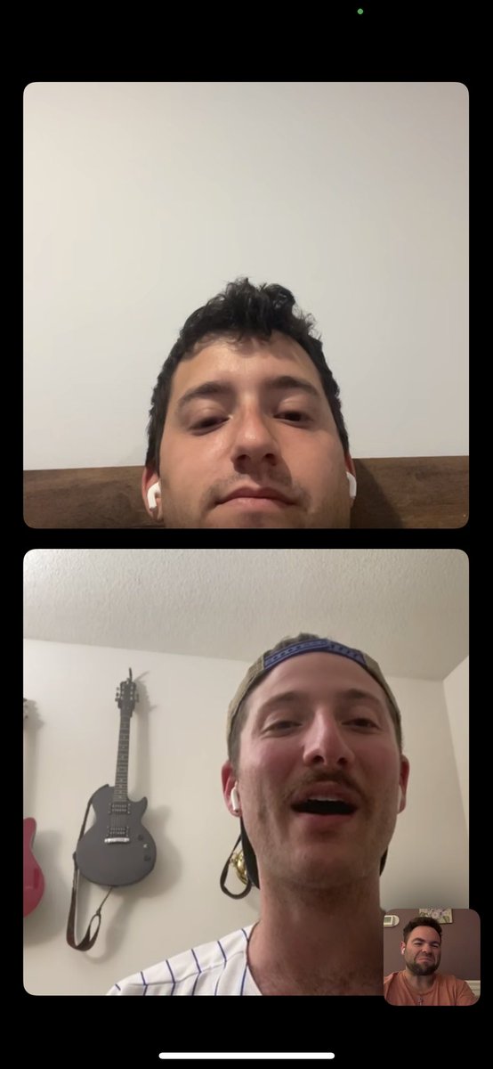 train_bigdog's tweet photo. What horrible take is @Uncle_Train firing off here during the latest pod recording??? Check in tomorrow to find out! #UncleTrain #BigDog #MLB #BaseballPod #PodcastAndChill #cmo https://t.co/FMjHkKpioh