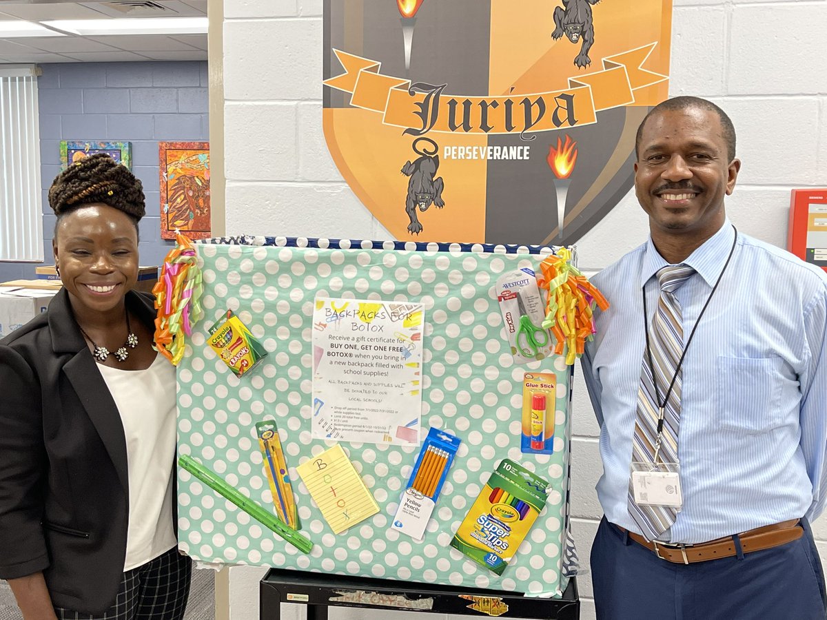Thank you PHDermatology for supporting our students. Our students will love these amazing backpacks 🎒. #backpacksforbotox