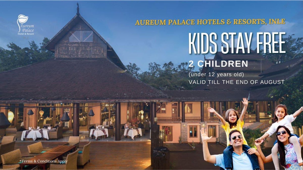 aureum_palace's tweet photo. 𝐊𝐢𝐝𝐬 𝐒𝐭𝐚𝐲 𝐅𝐫𝐞𝐞 @ 𝐀𝐮𝐫𝐞𝐮𝐦 𝐏𝐚𝐥𝐚𝐜𝐞 𝐇𝐨𝐭𝐞𝐥 &amp; 𝐑𝐞𝐬𝐨𝐫𝐭, 𝐁𝐚𝐠𝐚𝐧, 𝐈𝐧𝐥𝐞 , 𝐏𝐲𝐢𝐧 𝐎𝐨 𝐥𝐰𝐢𝐧 
✅ Free stay ( 2 Children under 12 years old )
✅ 1 Extra Bed Free
✅ Free meals for 2 kids ( From Kids menus) #aureumpalacehotelandresort #PROMOTION https://t.co/2rGy6w5rAP