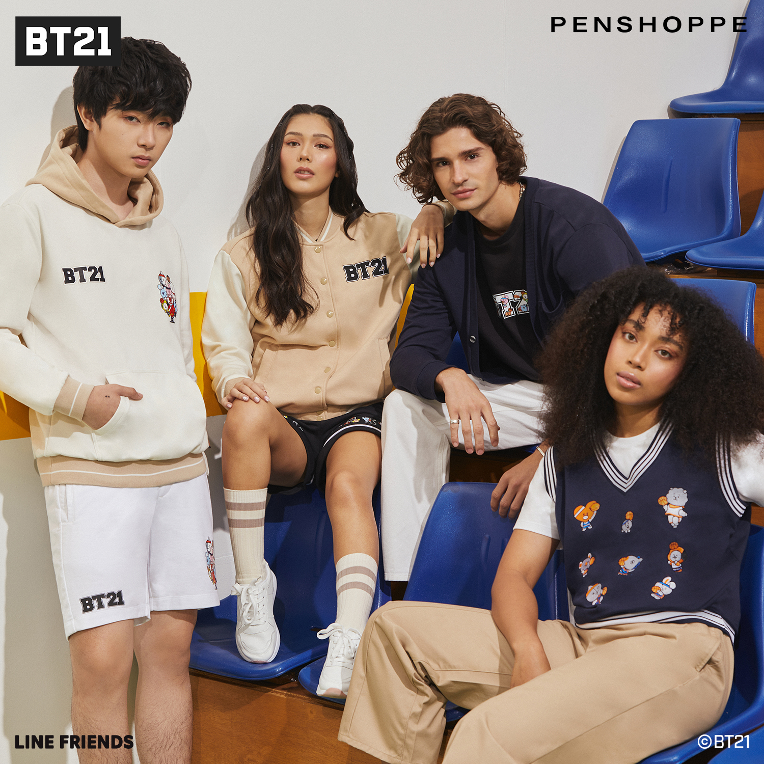 KPOP BTS Baseball Coat BT21 TATA MANG SHOOKY Uniform Girls Boys Varsity Jacket KPOP BTS Baseball Coat BT21 TATA MANG SHOOKY Uniform Girls Boys Varsity Jacket