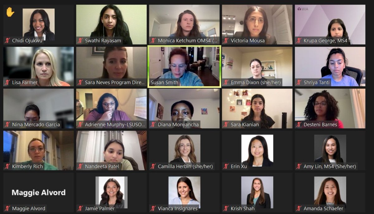 Incredibly honored to have co-hosted @womenMDinanesth Applying to Anesthesiology panel with @VictoriaMousa ! The biggest thank you to our wonderful panelists, Dr Susan Smith, Dr Sara Neves, and Dr Lisa Farmer for their mentorship! @EmoryAnesthesia @UTMBAnesthesia @BIDMCAnesthesia