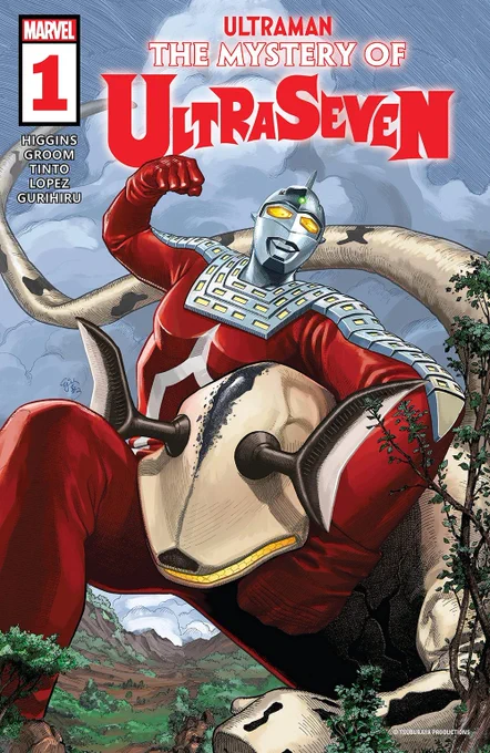 【お知らせ】Mavelから「The Mystery of Ultra Seven #1」が発売されました!グリヒルはKAIJU STEPSというおまけコミックのアートを担当しています。
前作に続きピエール隊員とビグちゃんの少しシニカルなお話。今回はダダとガッツ星人、初めてウルトラマンが登場します(足のみ)ワンダバダ〜 