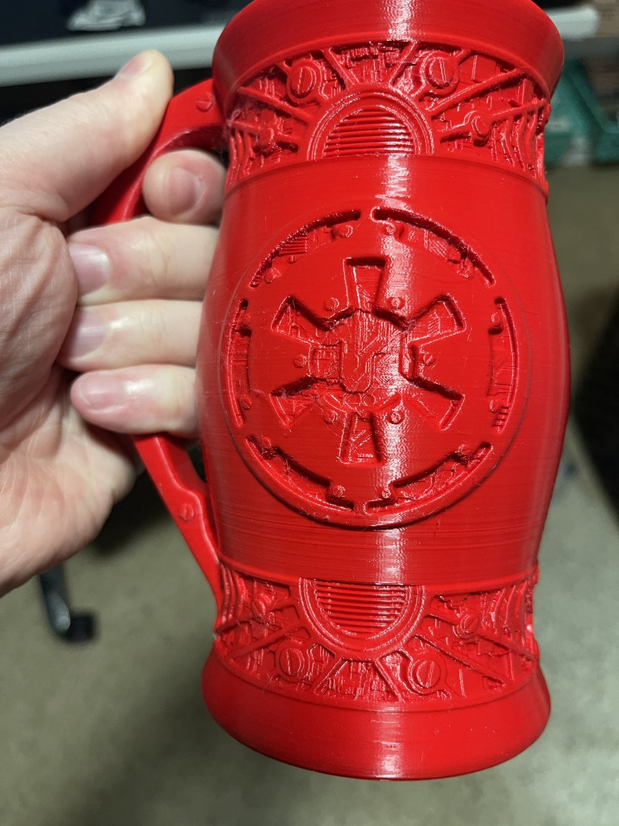 HusbeastWS's tweet photo. 16oz can holder. Fit for any imperial bastard. #starwars #3Dprinting #hex3d https://t.co/5PrViUWvOP