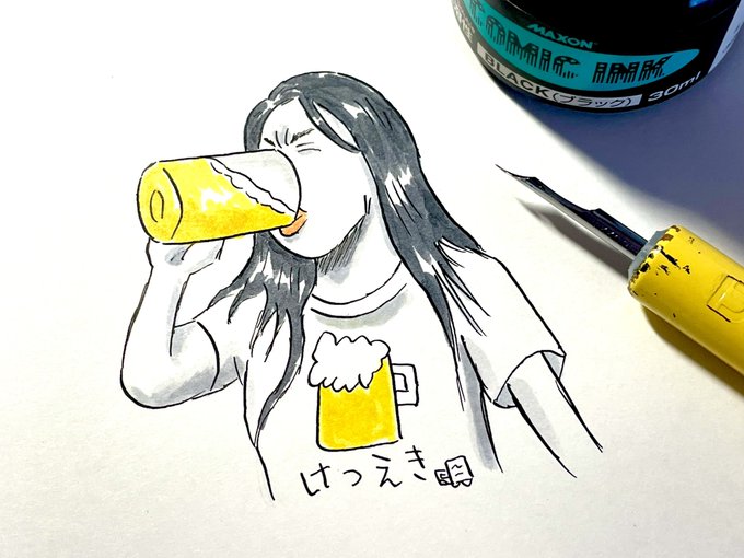 「ビール 白いシャツ」のTwitter画像/イラスト(新着)｜3ページ目