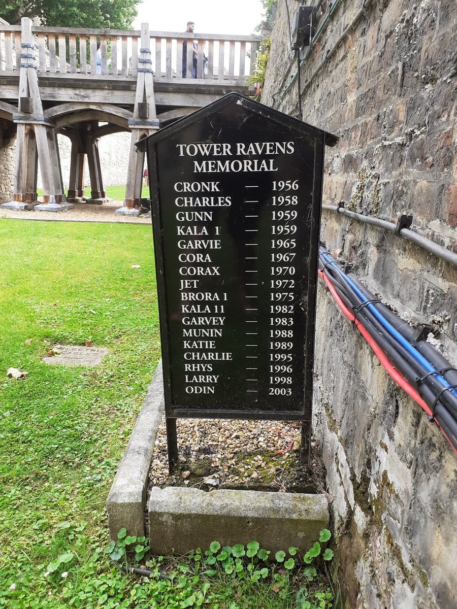 ExBeefeaterDave's tweet photo. The old #Raven memorial @TowerOfLondon 🏰
The memorial is located in the South Moat between Traitors Gate and the Middle Drawbridge https://t.co/4nr6dj8LkH