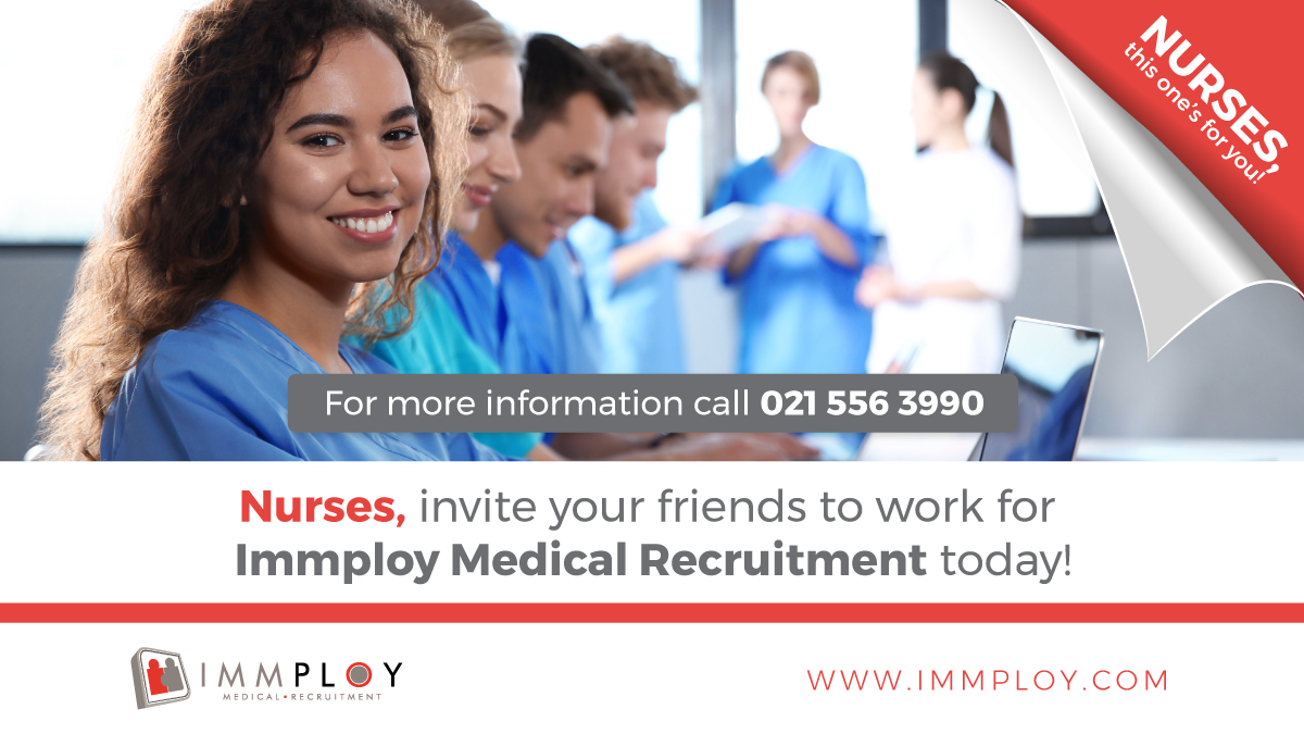 Immploy's tweet image. Know of someone who’d be a great fit for the #Immploy team? Why not #refer them to work for us, and cash in on some extra money while you’re at it? 

Every #friend you refer will earn you a #reward! Visit our website zcu.io/04M0 or Call Us on 021 556 3990.