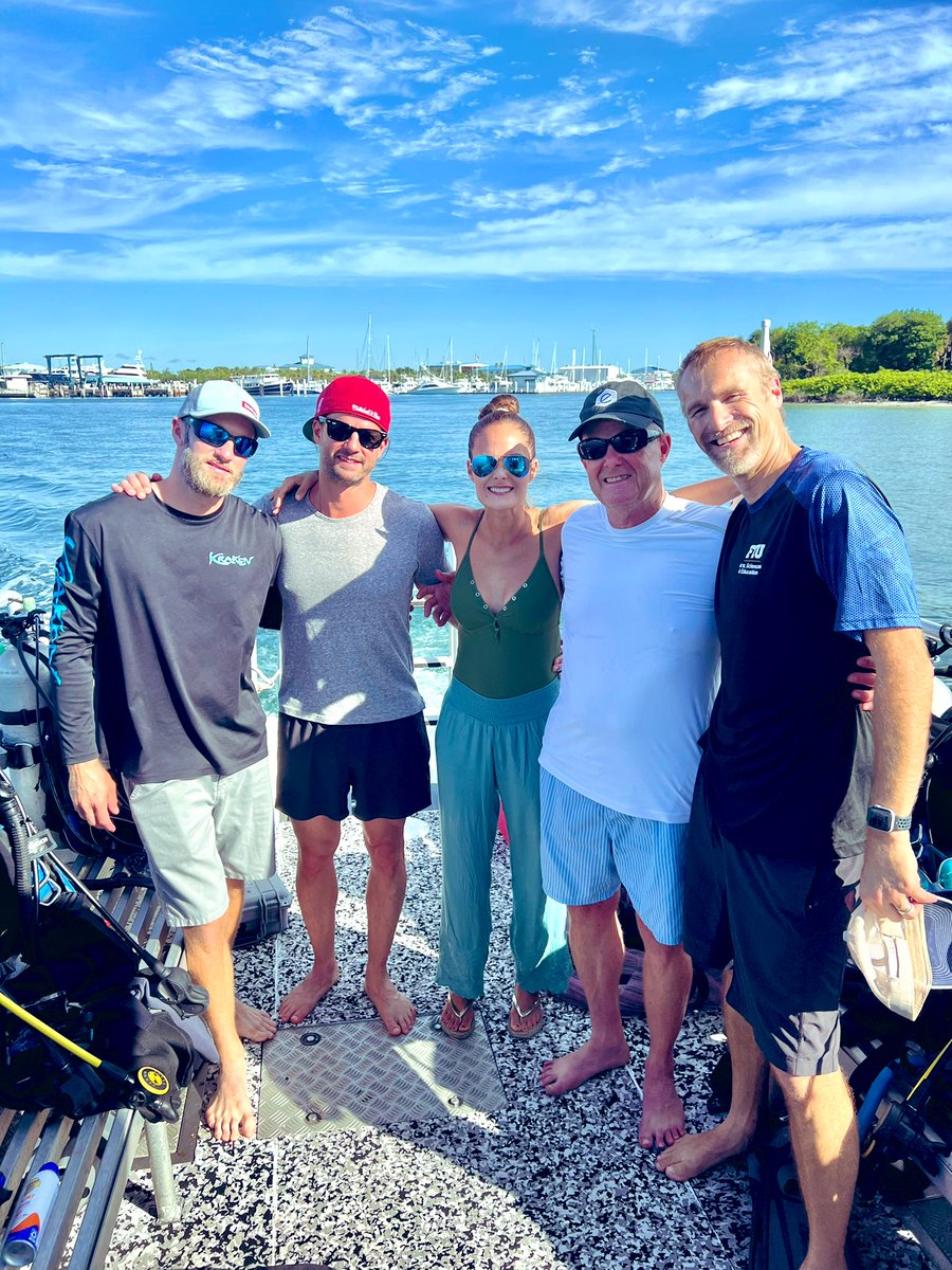 Thank you to <a href="/eMergeAmericas/">eMerge Americas</a> partner <a href="/FIU/">FIU</a> &amp; Dean <a href="/MikeHeithaus/">Mike Heithaus</a> - shark biologist, expert &amp; all-around incredible human- for an unforgettable experience that I shared w/ <a href="/MannyDMedina/">Manny Medina</a> &amp; our dad❤️We hung w/ sharks &amp; learned about these fascinating creatures #sharks #FIU #SharkWeek