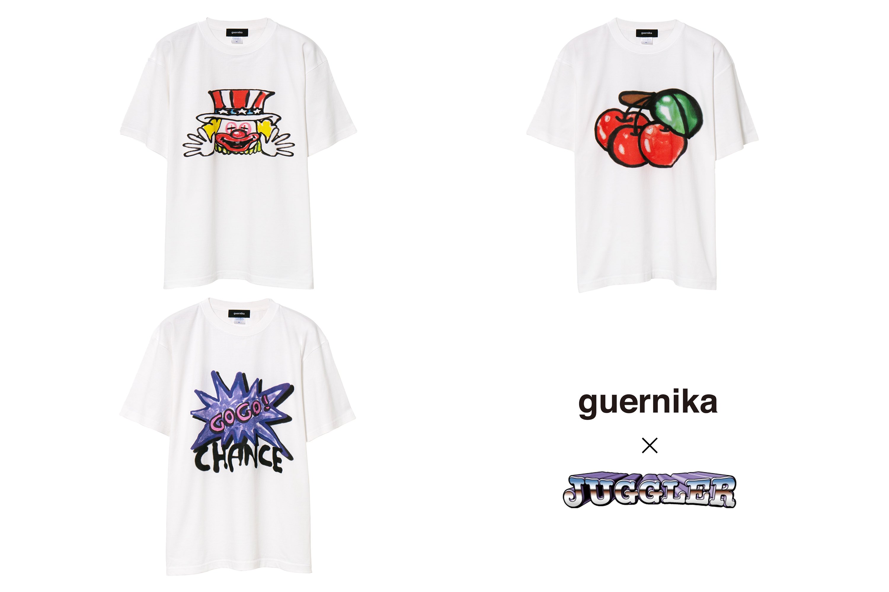 卸売り guernika ジャグラー Tシャツ ピエロ XL | barstoolvillage.com