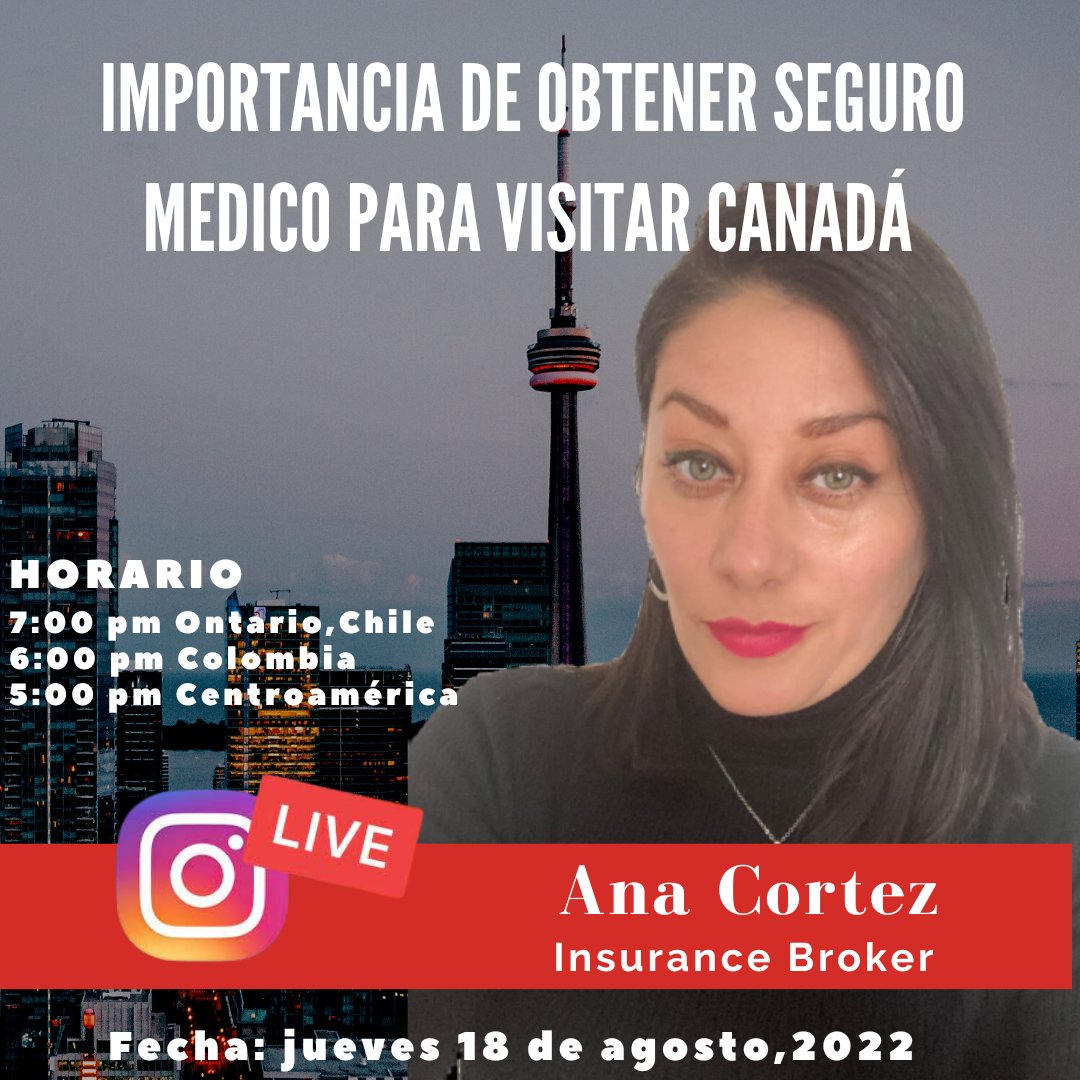 IncAcademia's tweet photo. Sigue nuestras transmisiones en vivo por nuestro IG: academiaexpress_immigration

#canadavisa  #workpermit #studypermit #ElSalvador #latinosencanada #latinaencanada #immigrationtocanada #immigration #insuranceagent #insurancebroker #Toronto https://t.co/I5VwEEaWl1