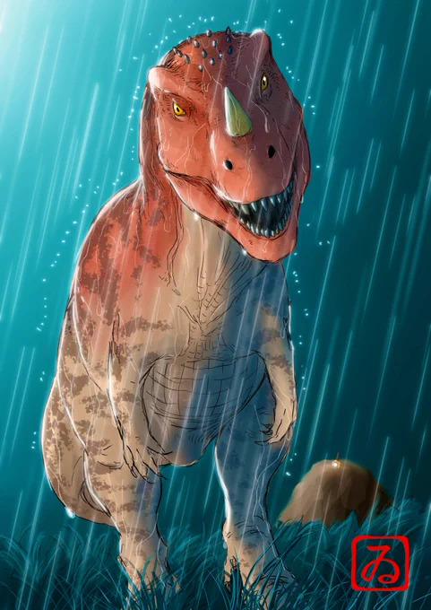 Ceratosaurus from Jurassic Park III (2001) #JurassicPark #JurassicWorld #dinosaur #ジュラシックパーク #ジュラシックワールド 
