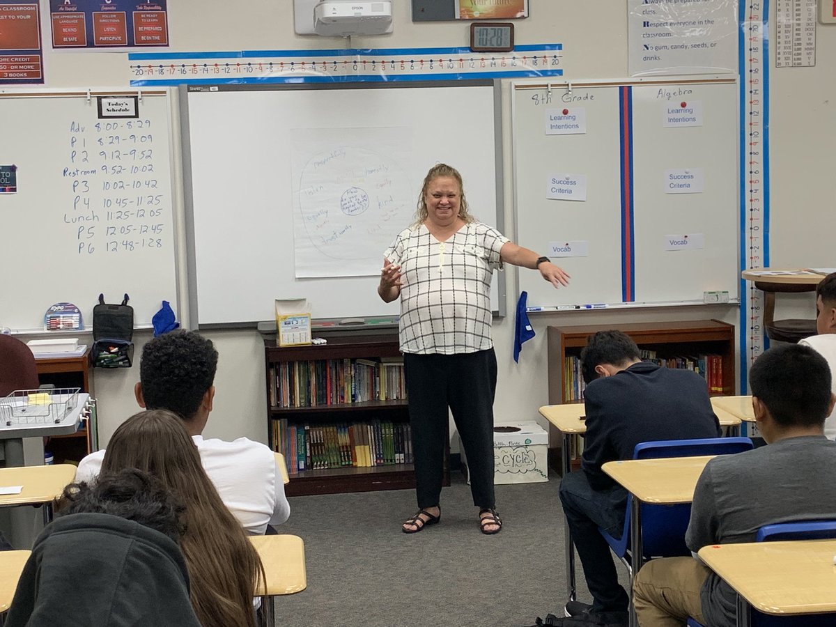 tprieto's tweet photo. Opening day was a HUGE success! Experience helps to anticipate problems, yes, but the united skilled response of your TEAM is what makes ANYTHING happen! Day 1 of 180 of quality teaching. @Team_BCSD @ChipmanChargers #engagedinexcellence https://t.co/V47iB3NaEb