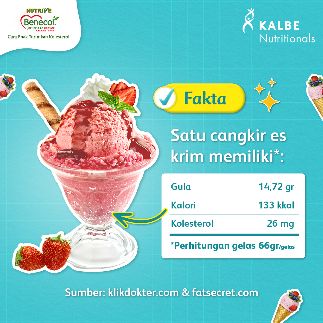 NutriveBenecol's tweet photo. Yuhuu…siapa nih Nutrivers yang suka makan es krim? 🍧🍦🙋🏻

Sama nih, Mimin juga suka banget makan es krim, eh tapi katanya es krim bisa bikin kolesterol naik. Bener gak yah? 🤔

Yuk, kita kulik faktanya ya! 🙌😉

NutriveBenecolAja #BacaLabelSebelumMembeli #SolusiKhilafMakan https://t.co/TEY0z6q0GD