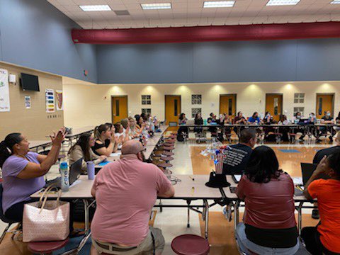 SGMS “stars” had a great 1st day as staff embraced a new year Letting their Mind-set the stage to be a change maker!