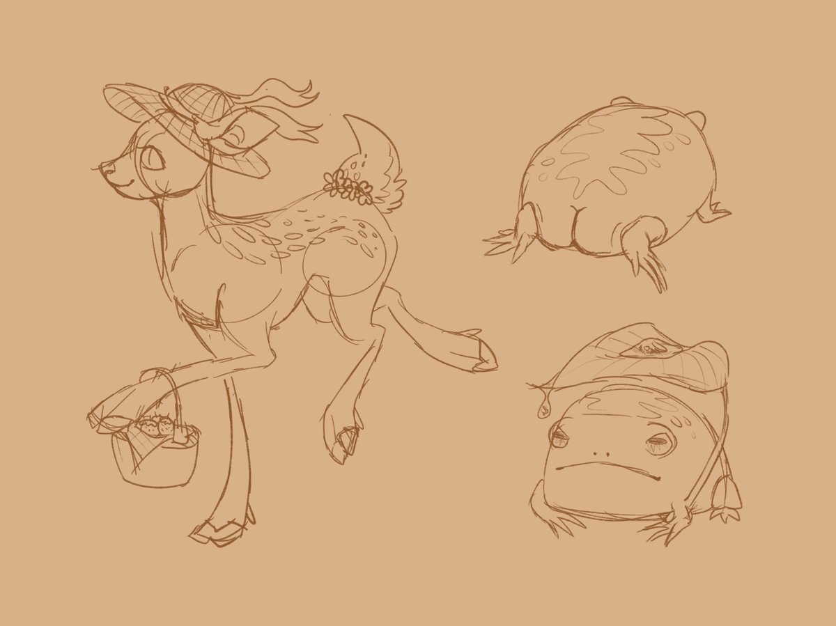 👒🦌 Sticker ideas 🐸💧