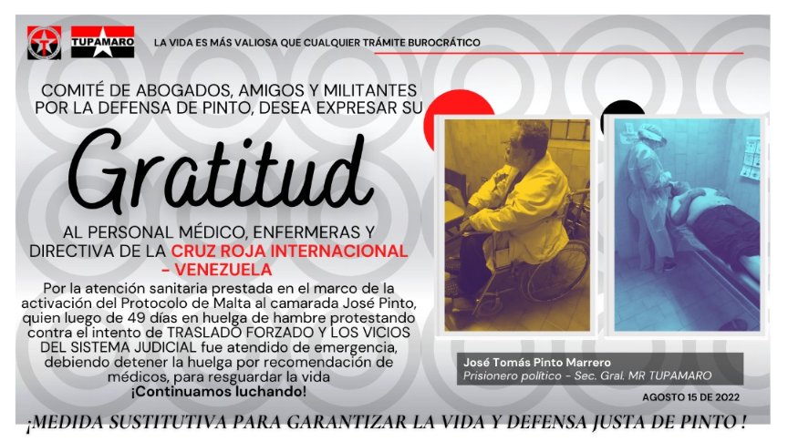 TupamaroOrigin2's tweet photo. #MedidaSustitutivaHumanitariaYa 
@notipaco @PatriciaArizaF @gloriainesramir @AlvaroLeyva @danieljadue @PCdeChile @comunistamexico @m_ebrard @elpce @juancarlosmoned @dilmabr @LaramaDavid @_rebelion_org @HistoriaM19 @AlSondel23_ @alzadoencanto @wilcan91 @JLMelenchon @PCF https://t.co/5ghgjKOGeK