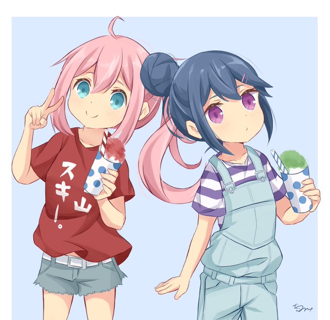 なでしこちゃんとリンちゃん #ゆるキャンΔ 