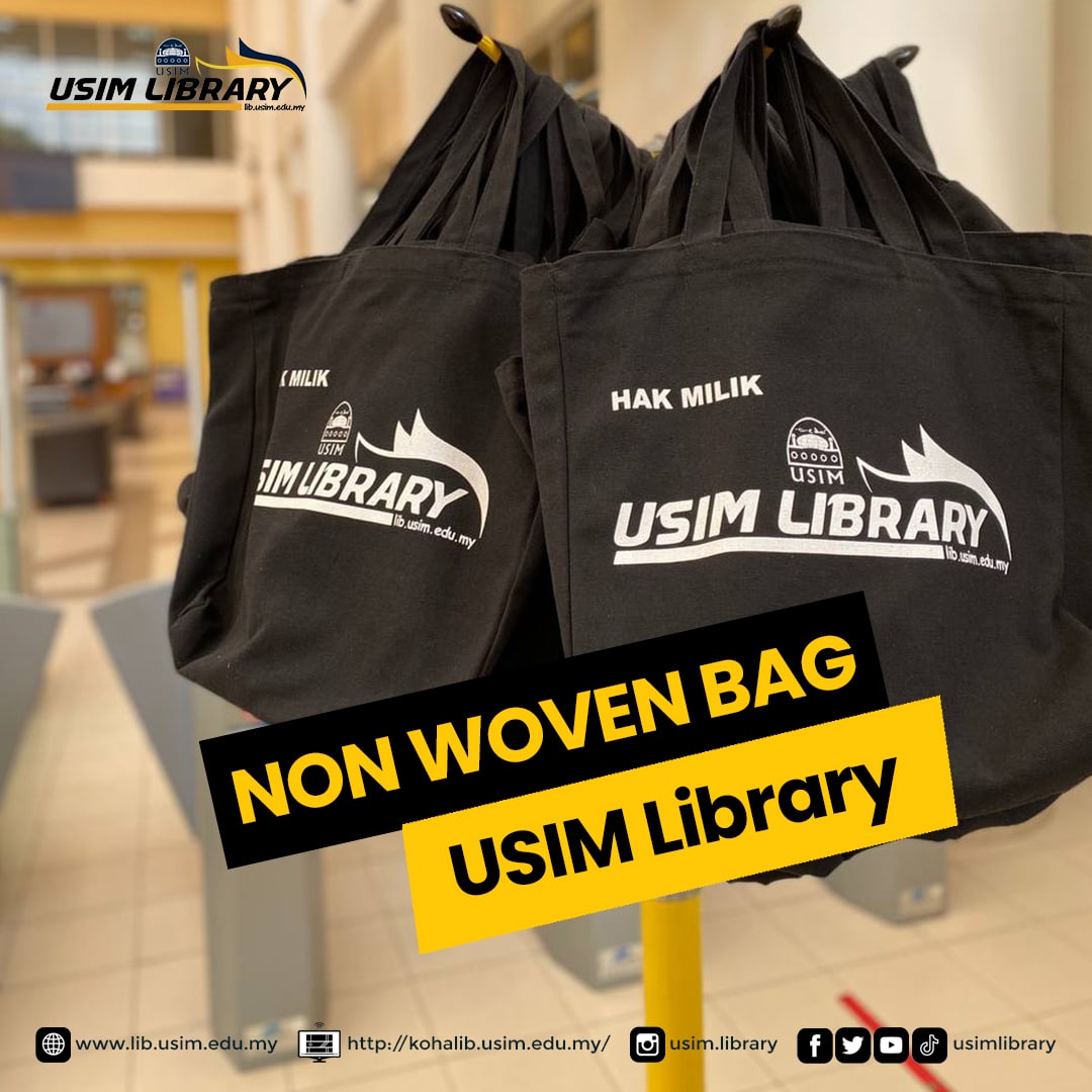USIMLibrary's tweet photo. USIM LIBRARY BAG POLICY
Dear valued users,
Please be informed that, bags and cases (poster) may not be taken into the library and should be left in the lockers provided. Non woven bags are provided for use in the library.
Thank you for your cooperation
#USIMLibrary
#bagpolicy https://t.co/MLgI6VDh7S