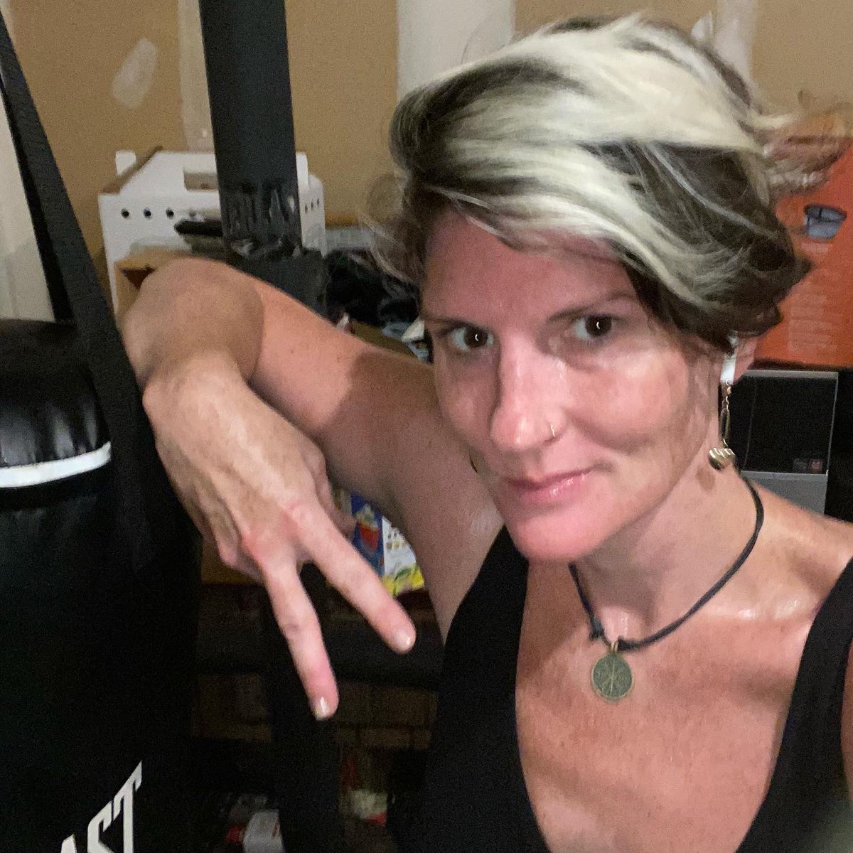 amazonianmum's tweet photo. Felt good to sweat it out! 💪🏼 #countrygirlatheartforever https://t.co/aKs33hpuHz