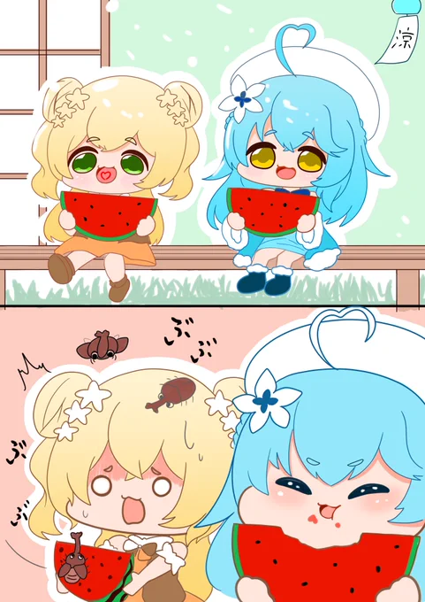 #ねねアルバム   #LamyArt

夏はスイカとカブトムシ! 