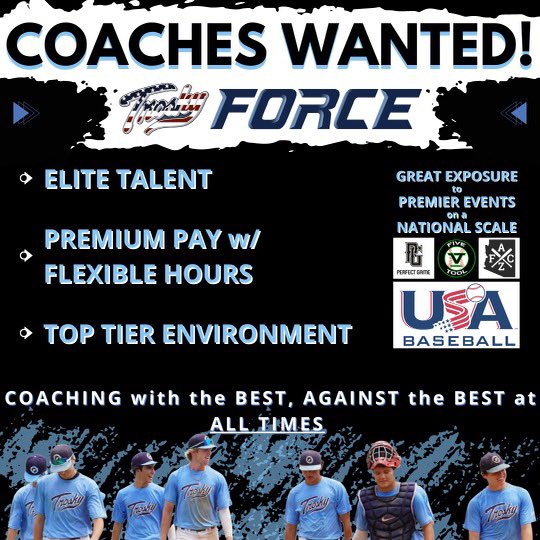 ForceSportsCA's tweet photo. Trosky/Force is looking for dedicated coaches who want to join our development based environment. Flexible hours on weekday afternoons/nights and weekends. Go to the link in our bio to take the next step in joining the Trosky/Force family! #comeforcewithus https://t.co/gNithSrubv