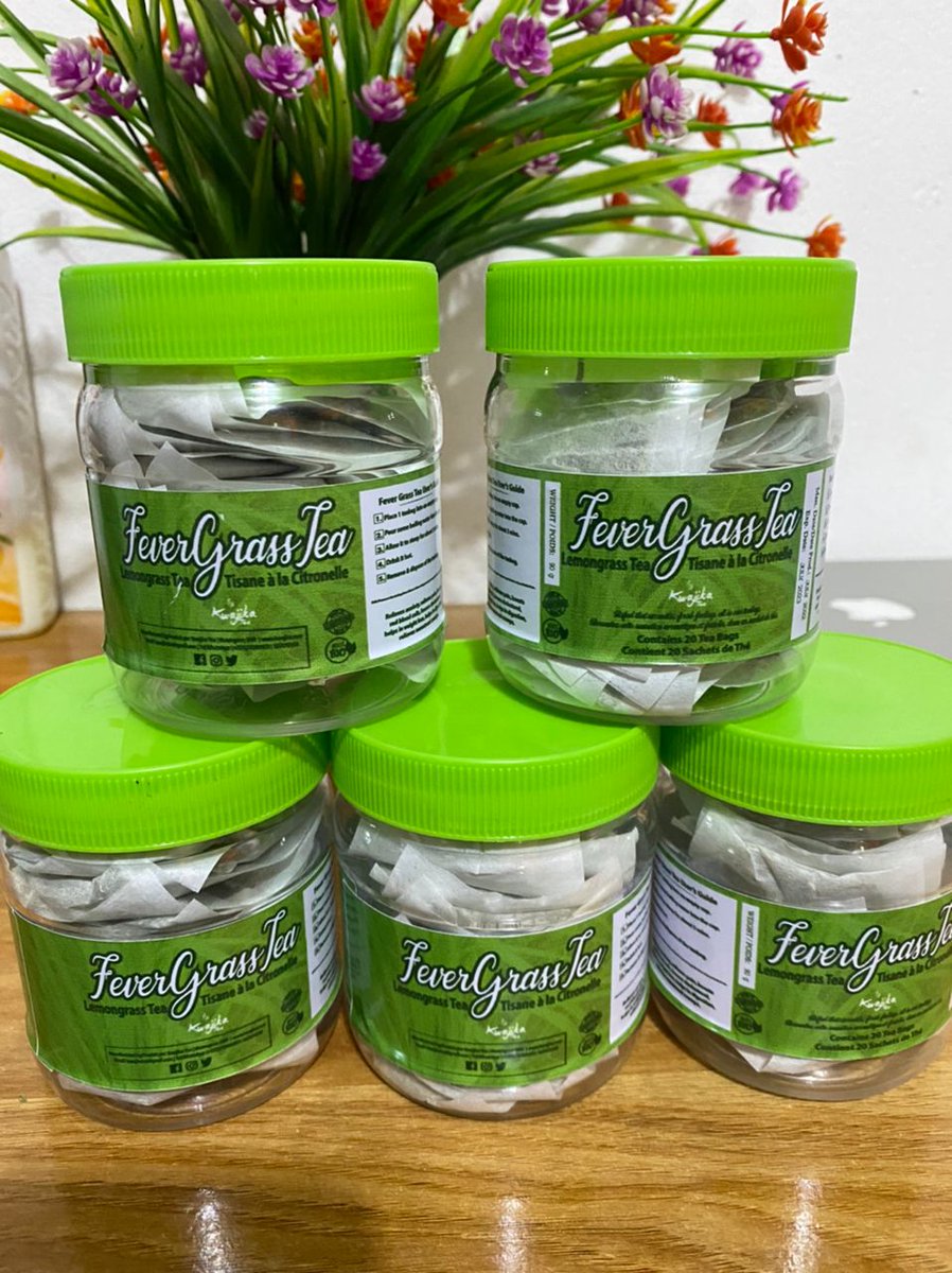KwajikaTea's tweet photo. Kwajika Tea, Fevergrass Flavour available.
Comes in packs of 20 teabags.
#KwajikaTea
#Fevergrass
#Lemongrass https://t.co/21UhxXOFC0