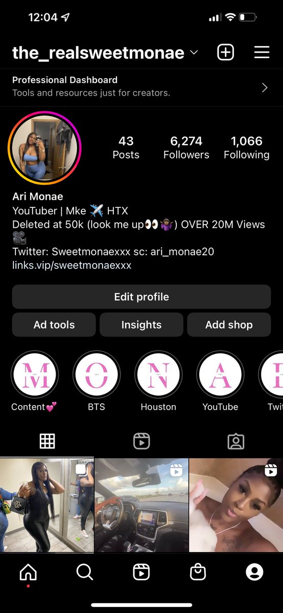 Sweet Monae on Twitter: "RT @SweetMonaexxx: GO FOLLOW MY ONLY INSTAGRAM