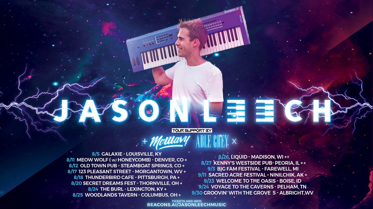 arcanecity412's tweet photo. Thursday August 18th 2022 | Jason Leech wsg McWavy w/ JFTF in Pittsburgh, PA (8/18/22) Concert at Thunderbird at 7PM $15 #Jftf #ThunderbirdMH #Bass #Electronic #Jazz #pittsburgh https://t.co/GsDLHQeO6n https://t.co/NkvLAVEPdn https://t.co/nu2N7xlzH0